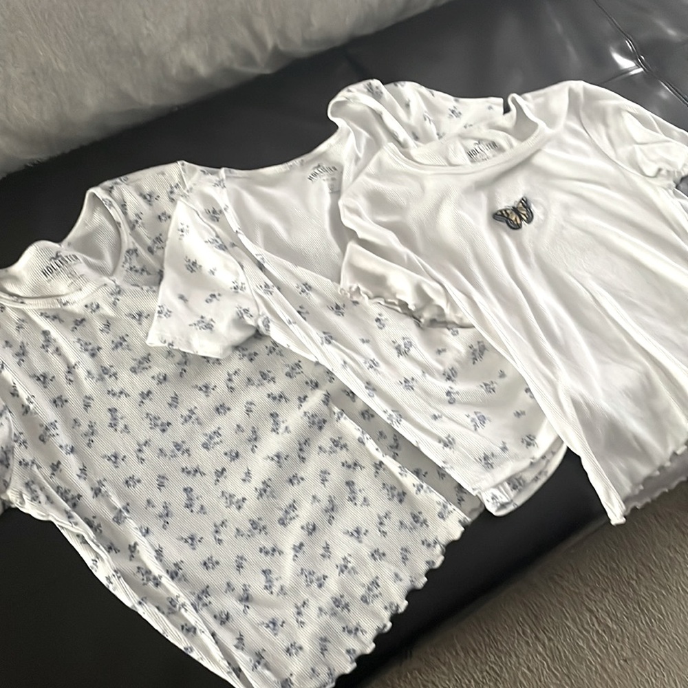 Small hollister baby tees